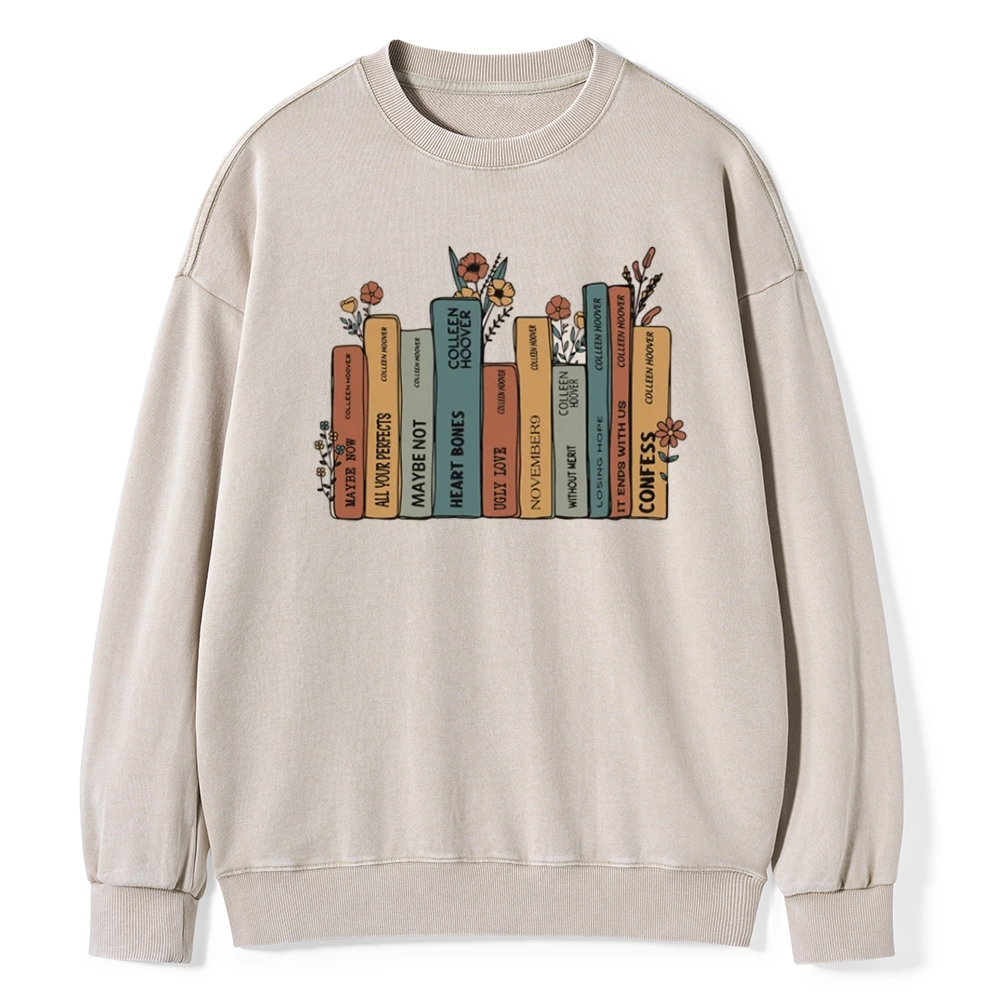 Pagewings It Ends With Us CoHo Unisex Washed Sweatshirt