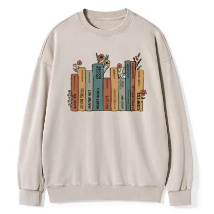 Pagewings It Ends With Us CoHo Unisex Washed Sweatshirt