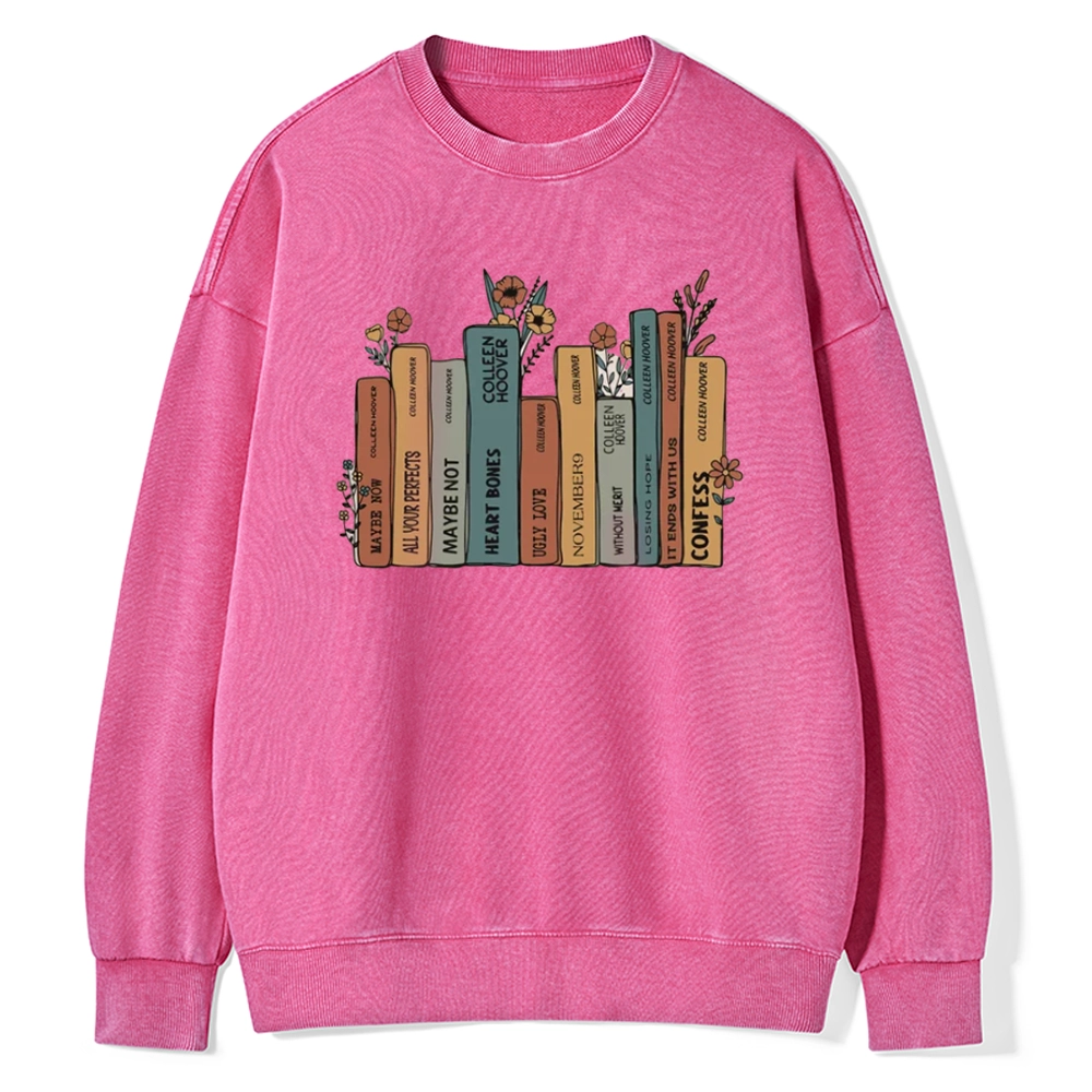 Pagewings It Ends With Us CoHo Unisex Washed Sweatshirt