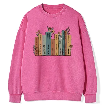 Pagewings It Ends With Us CoHo Unisex Washed Sweatshirt