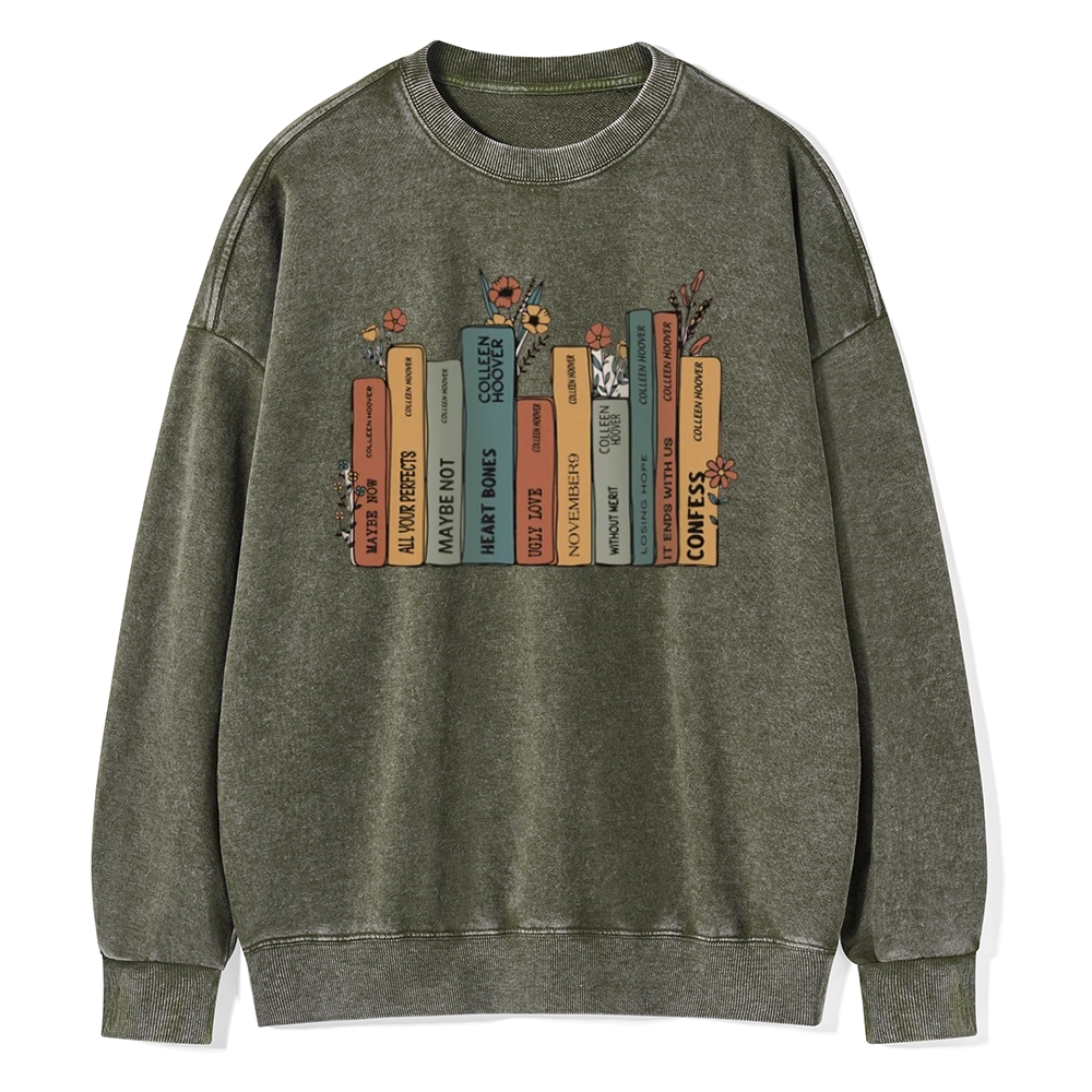 Pagewings It Ends With Us CoHo Unisex Washed Sweatshirt