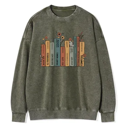 Pagewings It Ends With Us CoHo Unisex Washed Sweatshirt