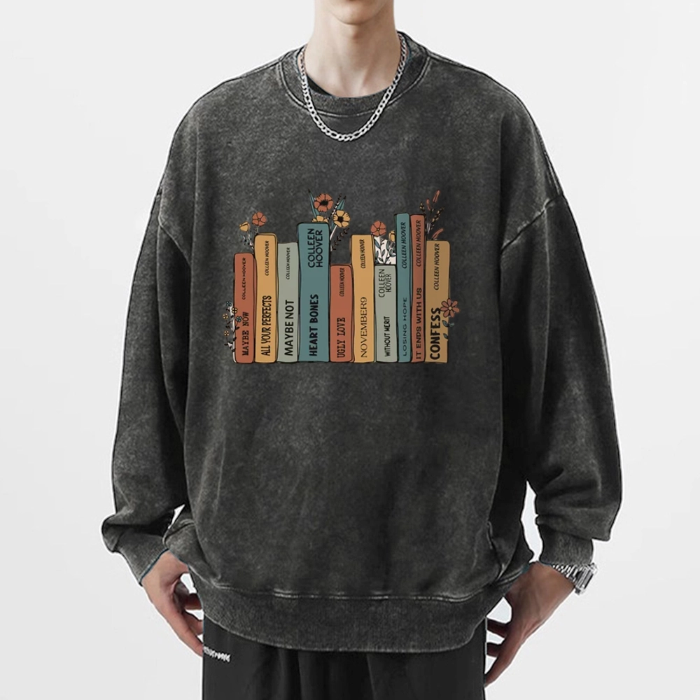 Pagewings It Ends With Us CoHo Unisex Washed Sweatshirt