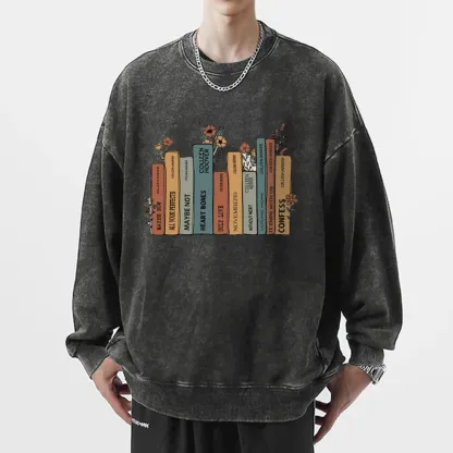 Pagewings It Ends With Us CoHo Unisex Washed Sweatshirt