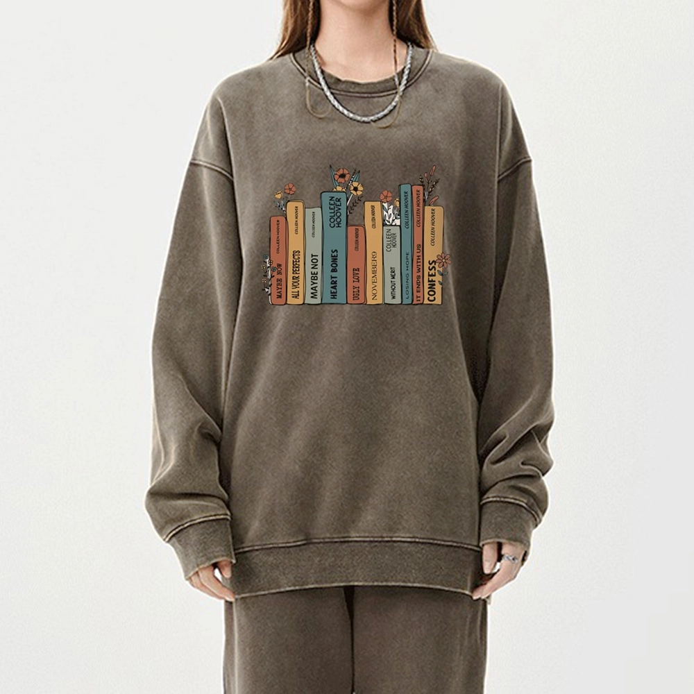 Pagewings It Ends With Us CoHo Unisex Washed Sweatshirt