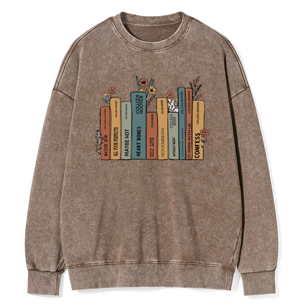 Pagewings It Ends With Us CoHo Unisex Washed Sweatshirt