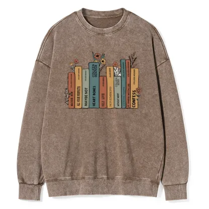 Pagewings It Ends With Us CoHo Unisex Washed Sweatshirt