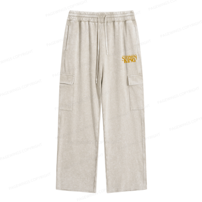 Pagewings Based On A Novel By Stephen King Unisex Washed Cargo Sweatpants