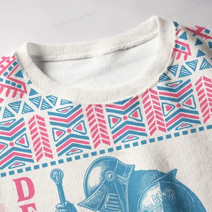 Pagewings Defend The Public Library Unisex Ugly Knit Sweatshirt