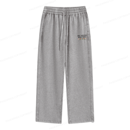Pagewings Read Freely Unisex Washed Sweatpants