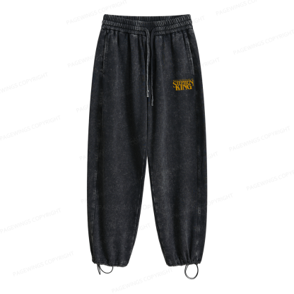 Pagewings Based On A Novel By Stephen King Unisex Washed Sweatpants