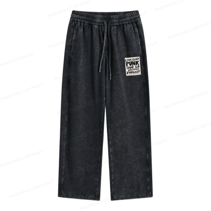Pagewings What's More Punk Than The Public Library Unisex Washed Sweatpants