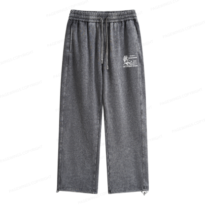Pagewings I'm Not A Bookworm I'm A Literary Rascal Unisex Washed Sweatpants