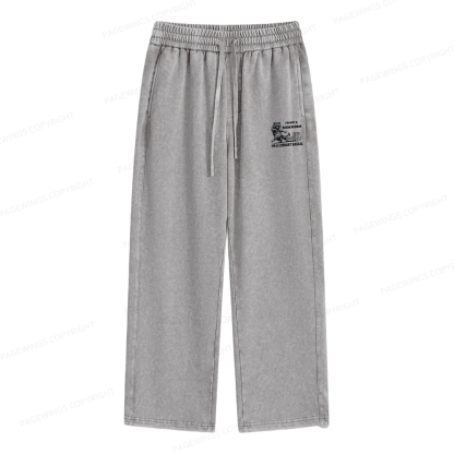 Pagewings I'm Not A Bookworm I'm A Literary Rascal Unisex Washed Sweatpants