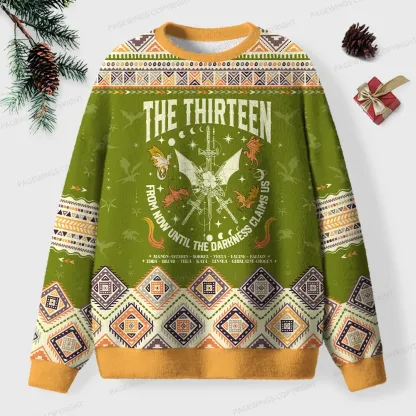Pagewings The Thirteen Unisex Ugly Knit Sweatshirt