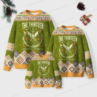 Pagewings The Thirteen Unisex Ugly Knit Sweatshirt