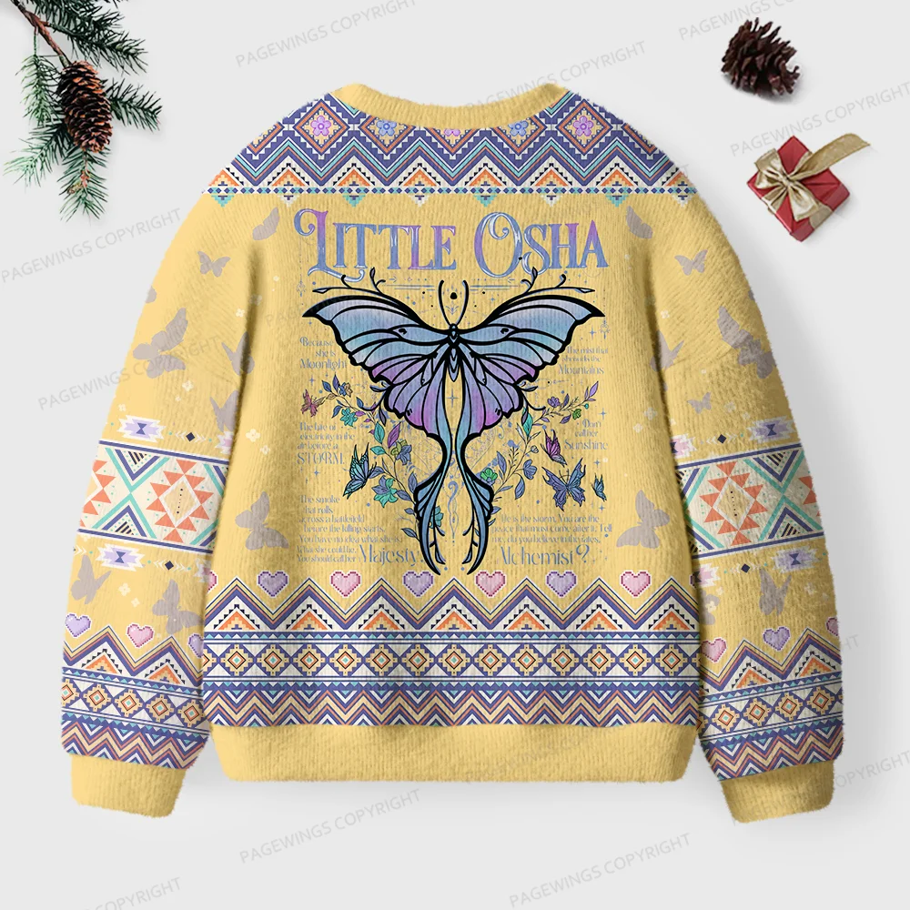 Pagewings Little Osha Unisex Ugly Knit Sweatshirt