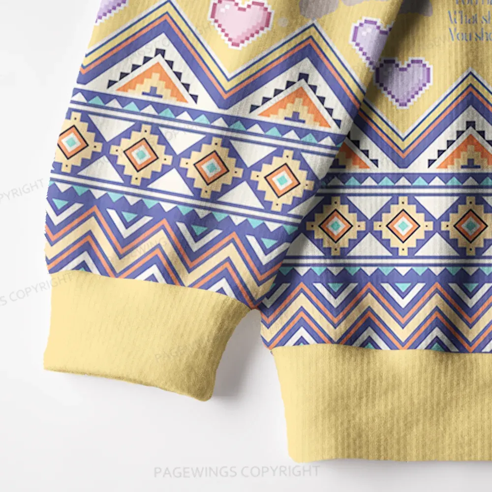 Pagewings Little Osha Unisex Ugly Knit Sweatshirt