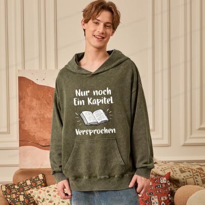 Pagewings Book on Unisex Tie Dye Unisex Washed Hoodie