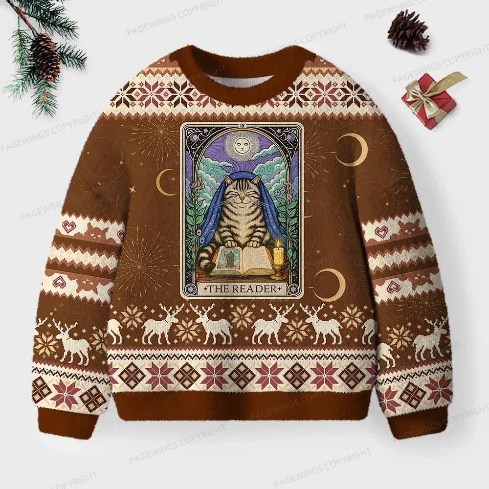 Pagewings The Reader Unisex Ugly Sweatshirt