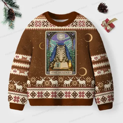 Pagewings The Reader Unisex Ugly Knit Sweatshirt