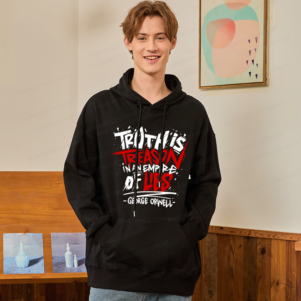 Pagewings Truth Is Treason In An Empire Of Lies Unisex Classic Hoodie