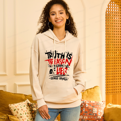 Pagewings Truth Is Treason In An Empire Of Lies Unisex Classic Hoodie
