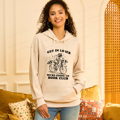 Pagewings Get In Loser We’re Going To Book Club Unisex Classic Hoodie