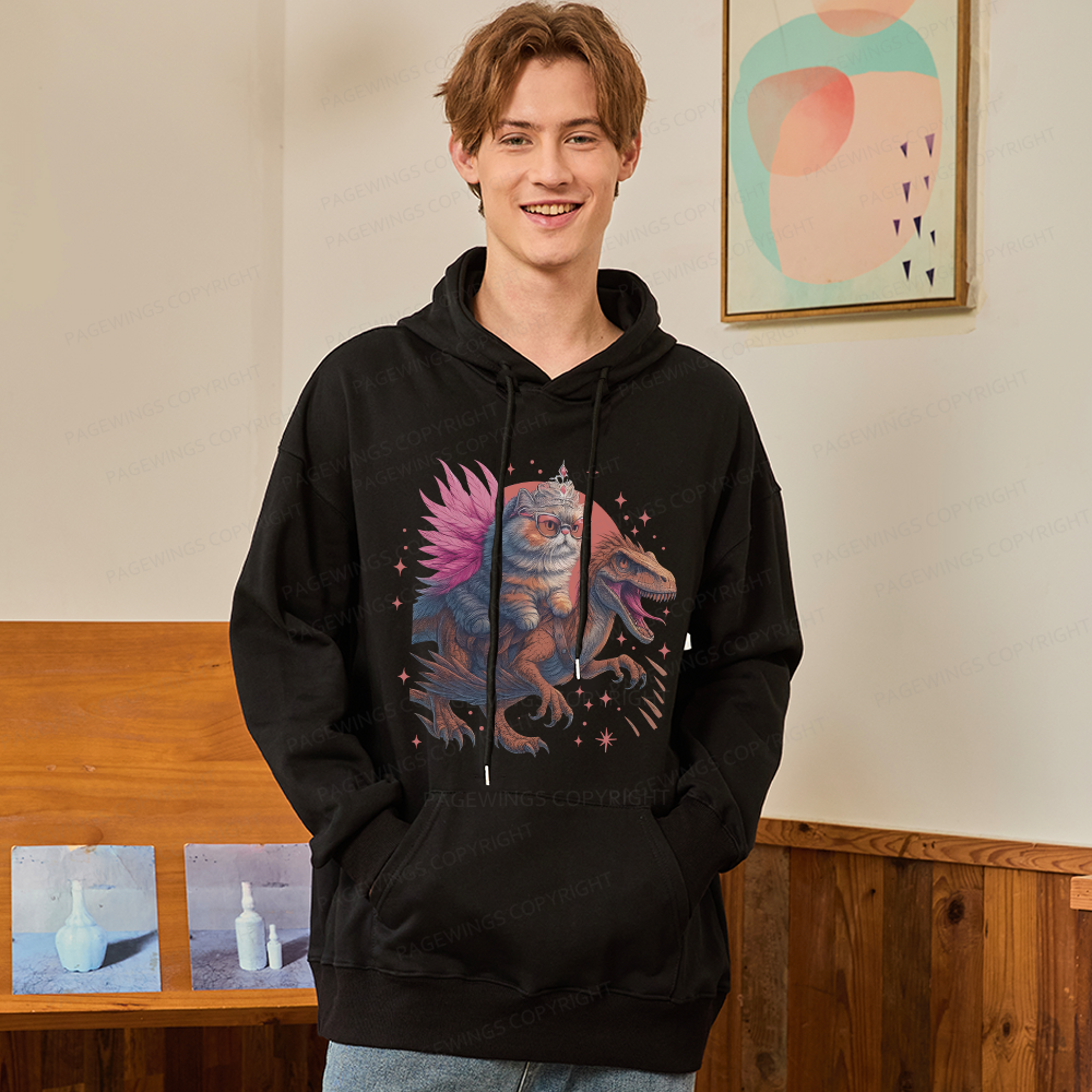 Pagewings Vintage Book Lover Princess Unisex Classic Hoodie