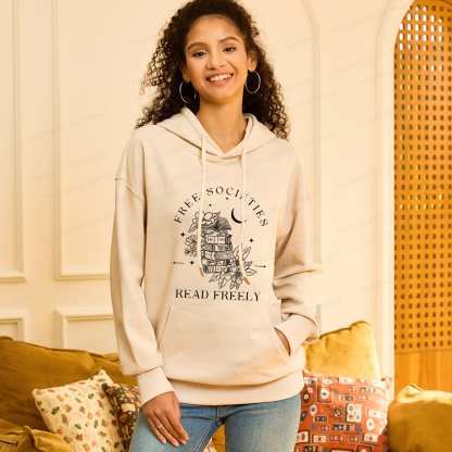 Pagewings Free Societies Read Freely Unisex Classic Hoodie