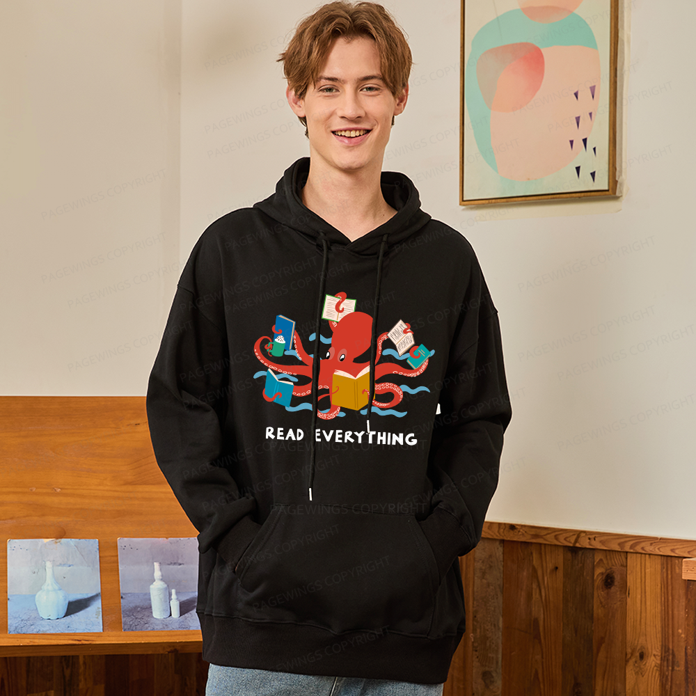 Pagewings Read Everything Unisex Classic Hoodie