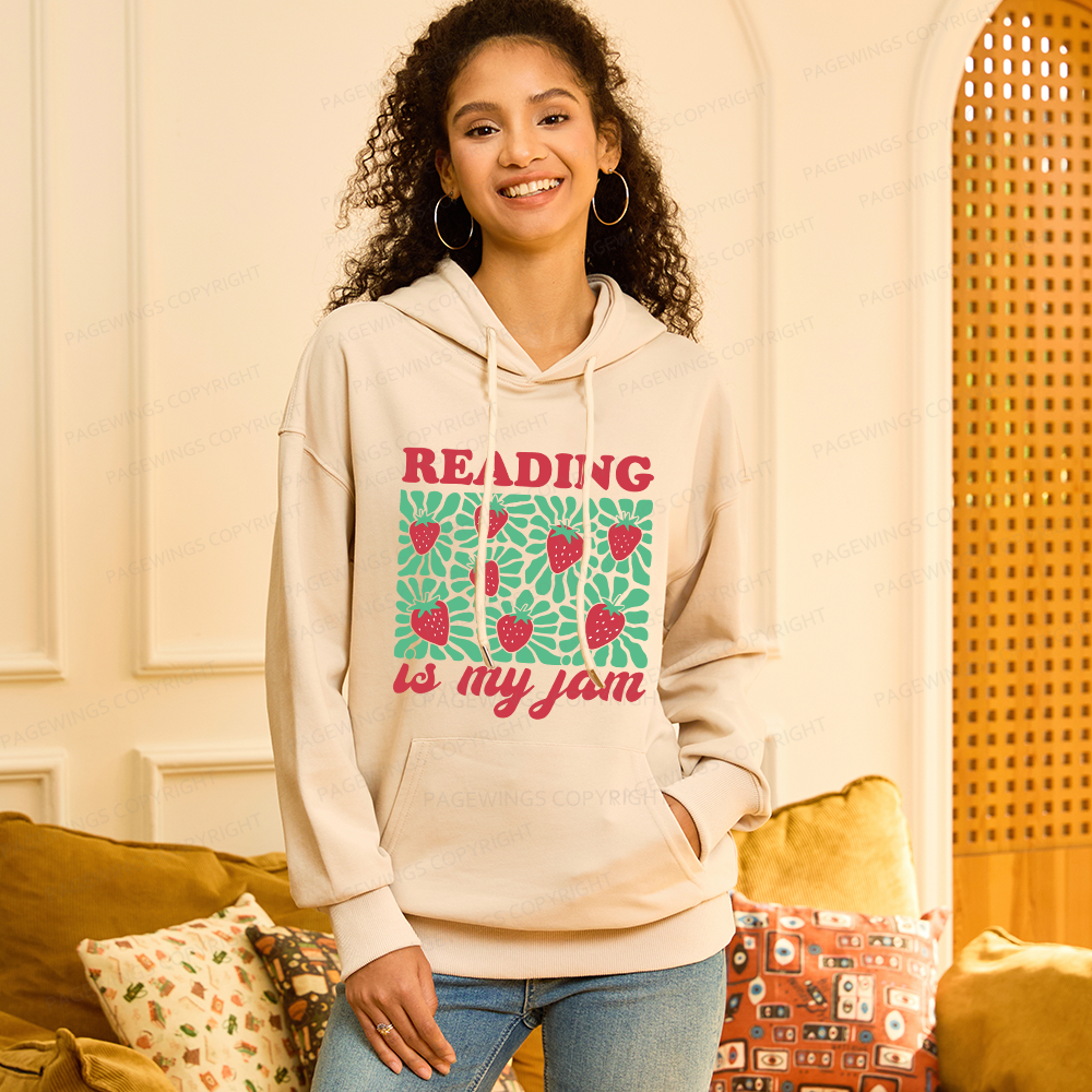 Pagewings Reading Is My Jam Unisex Classic Hoodie