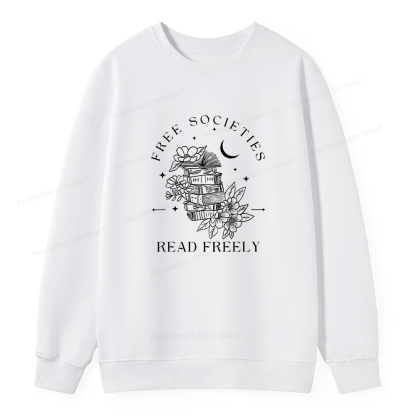 Pagewings Free Societies Read Freely Unisex Classic Sweatshirt