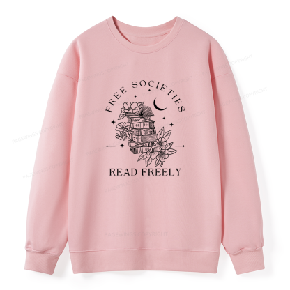 Pagewings Free Societies Read Freely Unisex Classic Sweatshirt