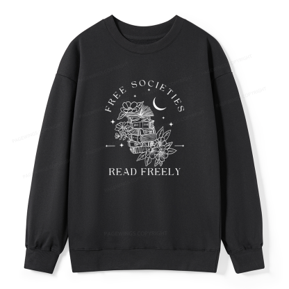 Pagewings Free Societies Read Freely Unisex Classic Sweatshirt