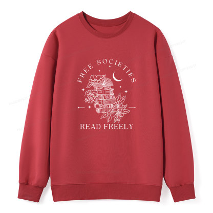 Pagewings Free Societies Read Freely Unisex Classic Sweatshirt