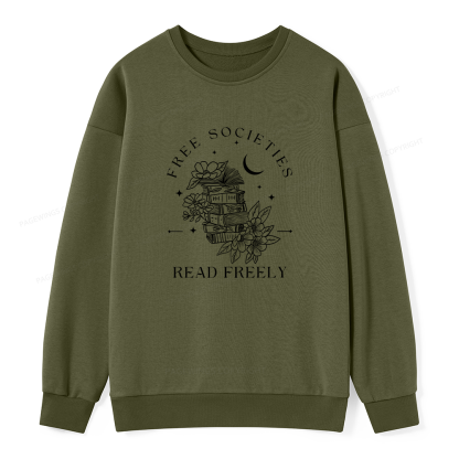 Pagewings Free Societies Read Freely Unisex Classic Sweatshirt
