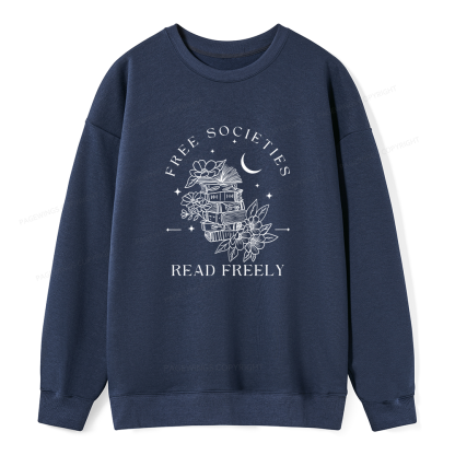 Pagewings Free Societies Read Freely Unisex Classic Sweatshirt