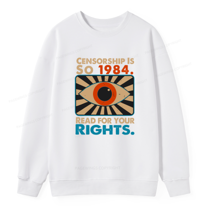 [Pagewings Read For Your Rights Unisex Classic Sweatshirt