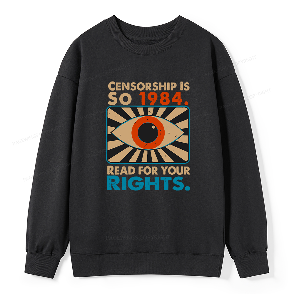 [Pagewings Read For Your Rights Unisex Classic Sweatshirt
