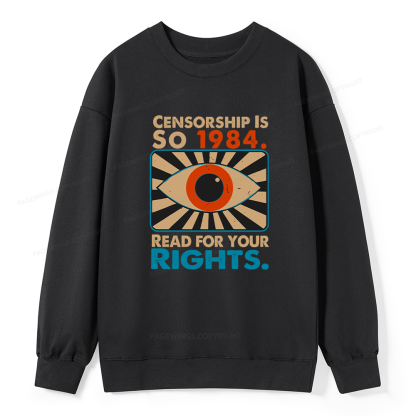 [Pagewings Read For Your Rights Unisex Classic Sweatshirt