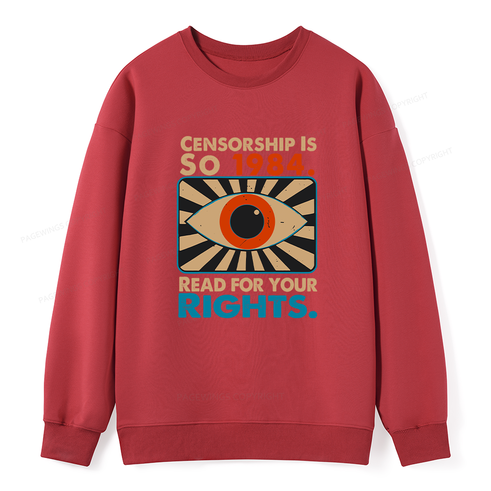 [Pagewings Read For Your Rights Unisex Classic Sweatshirt