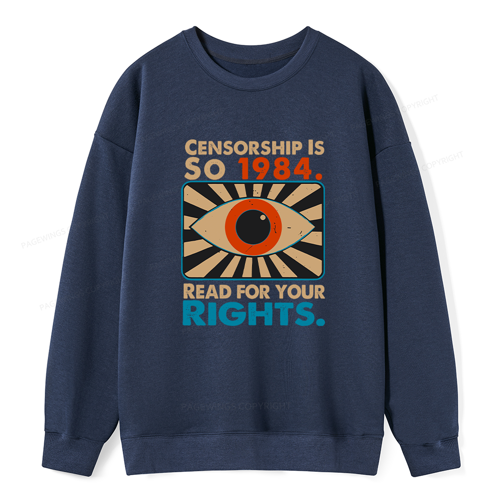 [Pagewings Read For Your Rights Unisex Classic Sweatshirt