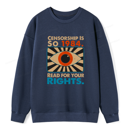 [Pagewings Read For Your Rights Unisex Classic Sweatshirt