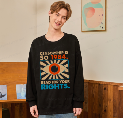 [Pagewings Read For Your Rights Unisex Classic Sweatshirt