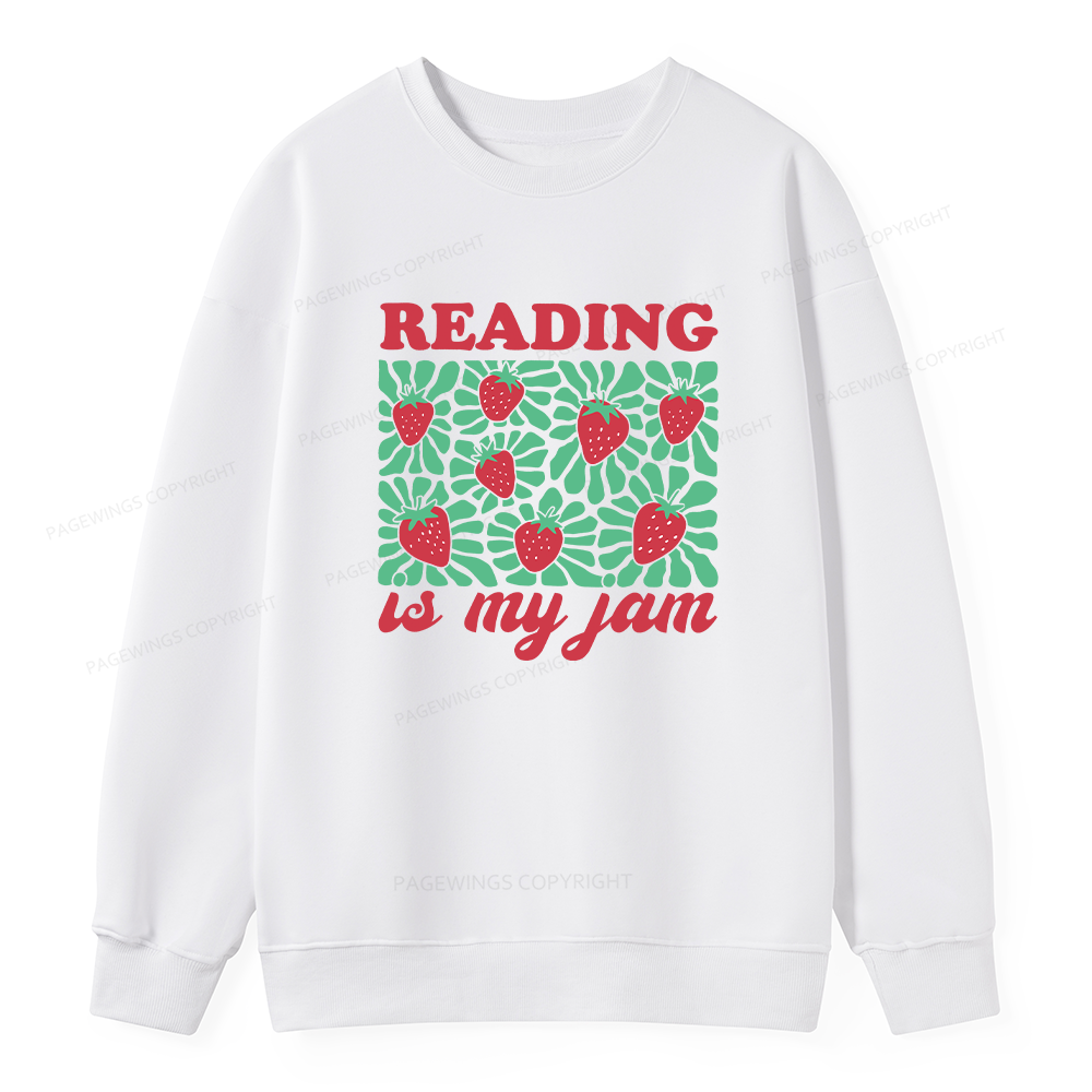 Pagewings Reading Is My Jam Unisex Classic Sweatshirt