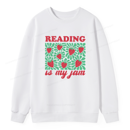 Pagewings Reading Is My Jam Unisex Classic Sweatshirt