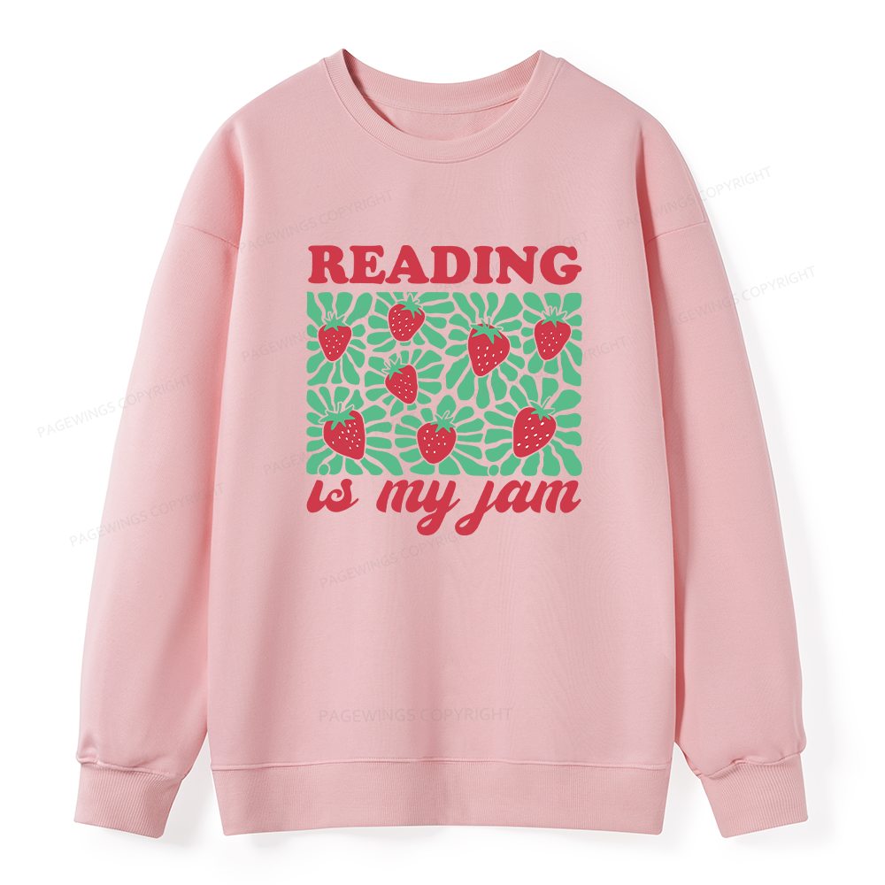 Pagewings Reading Is My Jam Unisex Classic Sweatshirt
