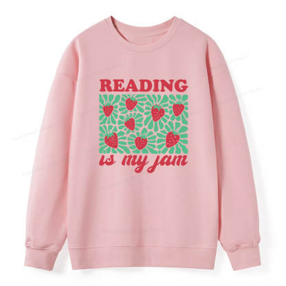 Pagewings Reading Is My Jam Unisex Classic Sweatshirt