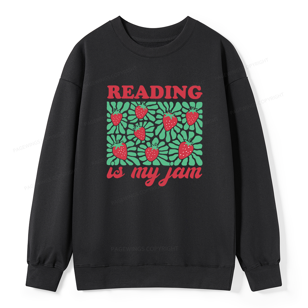 Pagewings Reading Is My Jam Unisex Classic Sweatshirt
